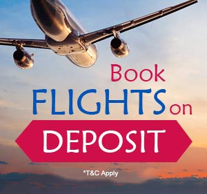 book flight on deposit