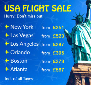 USA Flights sale